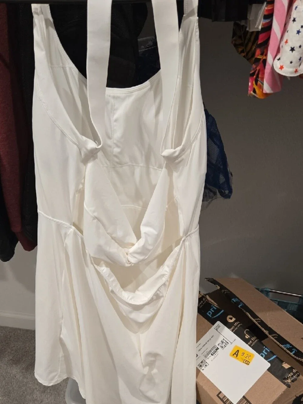 HALARA White Skater Dress - Picture 2 of 4
